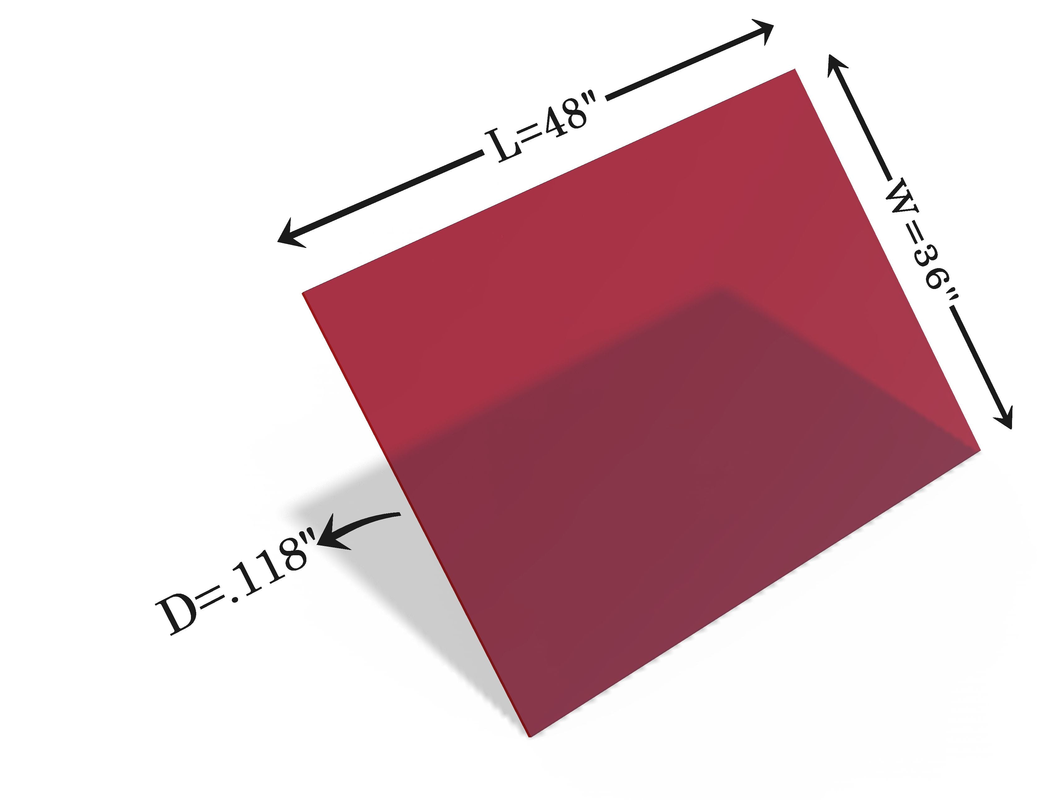 Laser Safety Window 920 Acrylic Sheet Low Power Viewing (360-610nm)