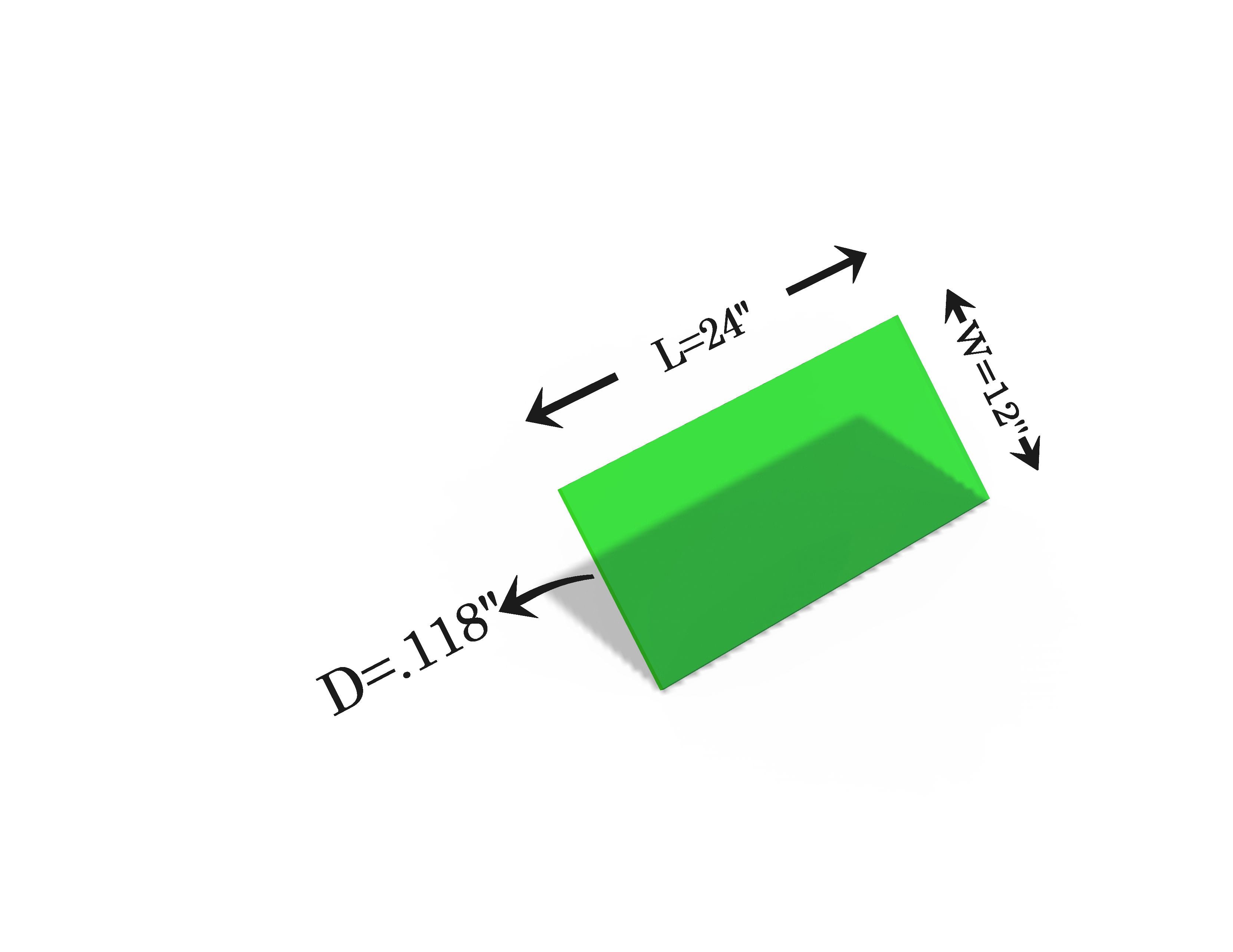 Laser Safety Window 935 Acrylic Sheet Low Power Viewing (190-764 nm)