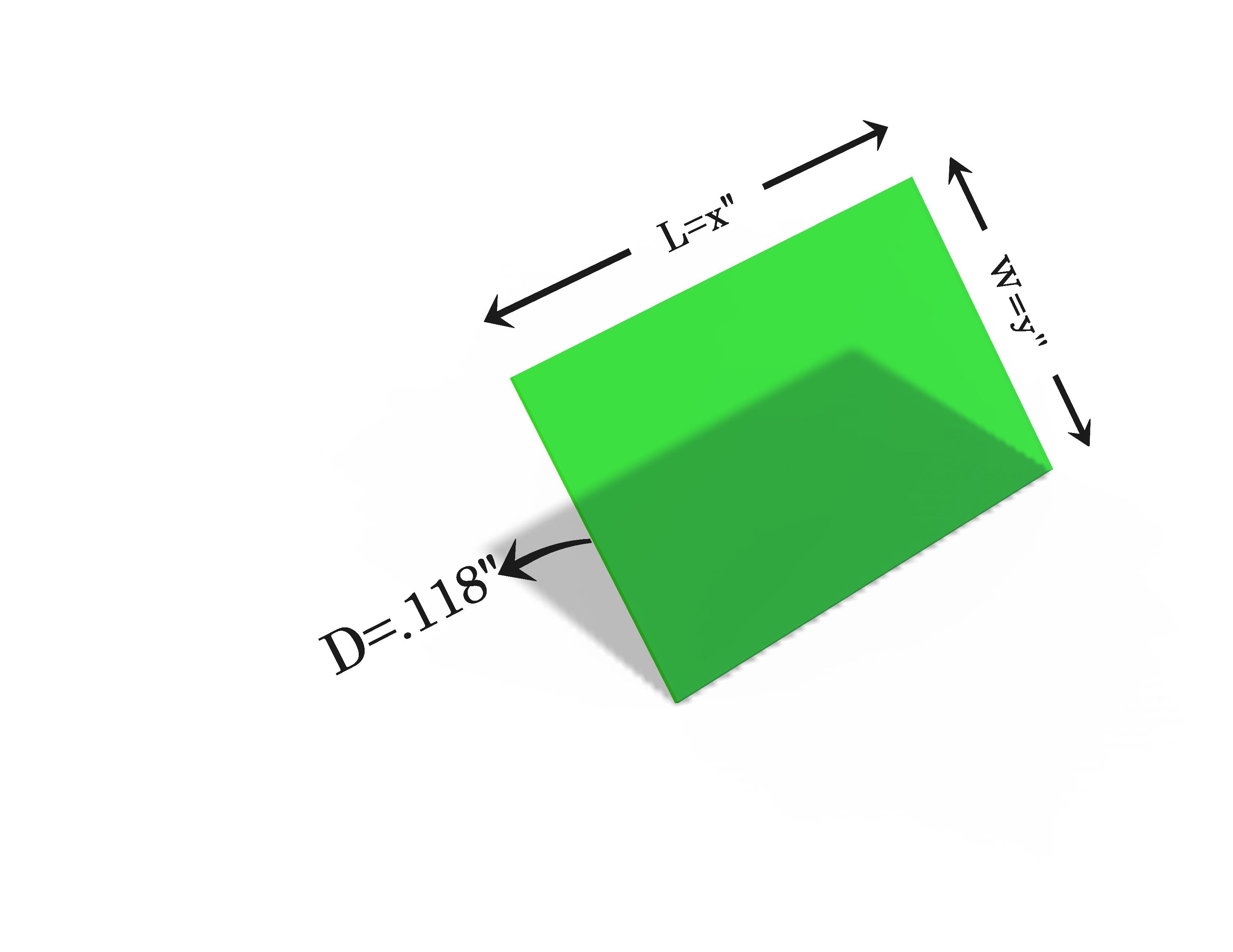 Laser Safety Window 935 Acrylic Sheet Low Power Viewing (190-764 nm)