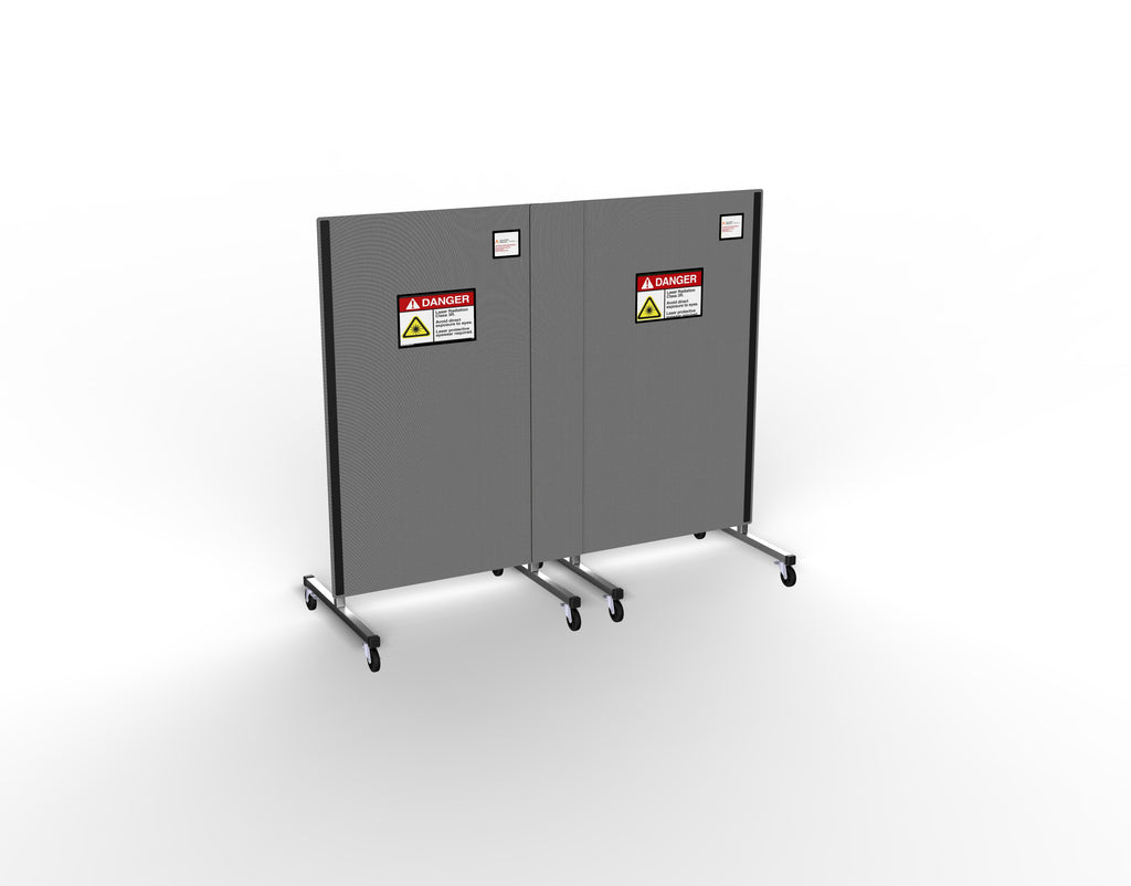 Laser Safety Barrier Double (Or Many Panels)